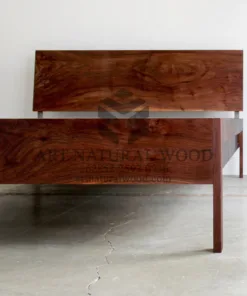 tempat tidur laci minimalis kayu trembesi