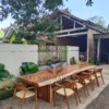 meja makan minimalis kayu besar-meja makan kayu trembesi-,meja meeting kantor-meja kayu besar-meja makan kayu trembesi alami