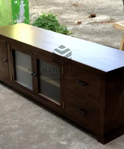 bufet minimalis kayu trembesi-bufet antik kayu-bufet kayu minimalis antik