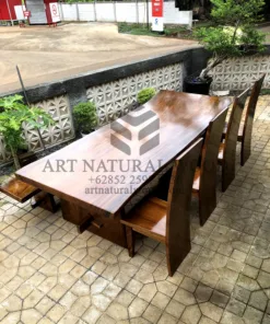 meja makan kayu trembesi panjang-meja makan kayu minimalis-meja kayu besar-meja makan kayu besar-meja makan kayu tebal-meja makan kayu utuh