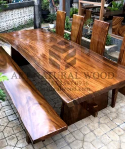 meja makan kayu trembesi panjang-meja makan kayu minimalis-meja kayu besar-meja makan kayu besar-meja makan kayu tebal-meja makan kayu utuh