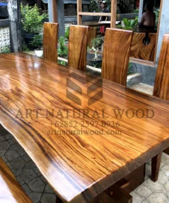 meja makan kayu trembesi panjang-meja makan kayu minimalis-meja kayu besar-meja makan kayu besar-meja makan kayu tebal-meja makan kayu utuh