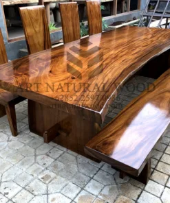 meja makan kayu trembesi panjang-meja makan kayu minimalis-meja kayu besar-meja makan kayu besar-meja makan kayu tebal-meja makan kayu utuh