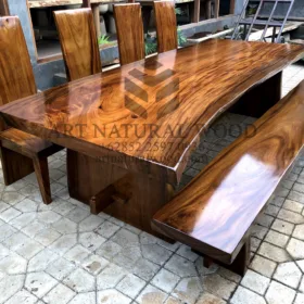meja makan kayu trembesi panjang-meja makan kayu minimalis-meja kayu besar-meja makan kayu besar-meja makan kayu tebal-meja makan kayu utuh