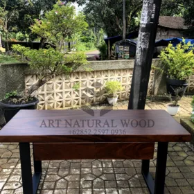 meja kerja laci minimalis-meja kerja industrial-meja komputer-meja kerja kayu