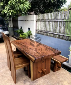 meja cafe kayu minimalis-meja cafe kayu trembesi-meja makan minimalis kayu trembesi-kursi makan kayu trembesi