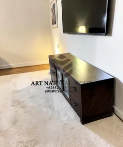 bufet minimalis kayu trembesi-bufet antik kayu-bufet kayu minimalis antik