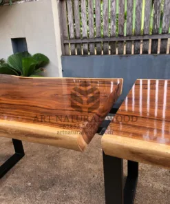 meja meeting besar kayu trembesi-meja kayu besar-meja rapat kantor-meja kayu trembesi