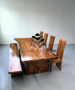 meja makan kayu trembesi panjang-meja makan kayu minimalis-meja kayu besar-meja makan kayu besar-meja makan kayu tebal-meja makan kayu utuh