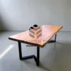 meja makan trembesi kaki besi-meja kayu besar-meja makan besar-meja kayu trembesi