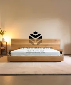 tempat tidur kayu minimalis-tempat tidur kayu jati-tempat tidur minimalis modern