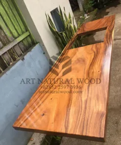 meja kompor kayu minimalis