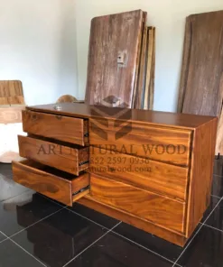 bufet laci minimalis kayu trembesi-bufet 6 laci-bufet minimalis kayu-bufet jati