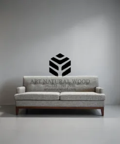 sofa tamu minimalis kayu jati-sofa 2 dudukan-sofa modern minimalis