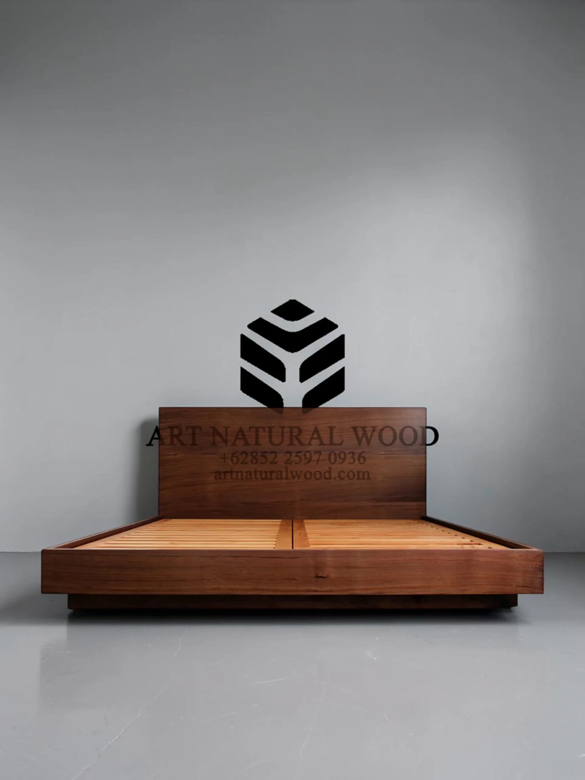 tempat tidur kayu minimalis-dipan minimalis-headboard minimalis-dipan kayu minimalis