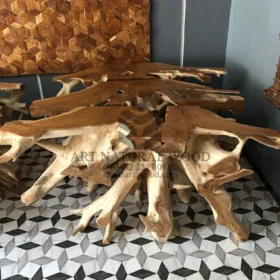 meja akar kayu-meja akar jati termahal-akar kayu jati antik-meja konsul akar