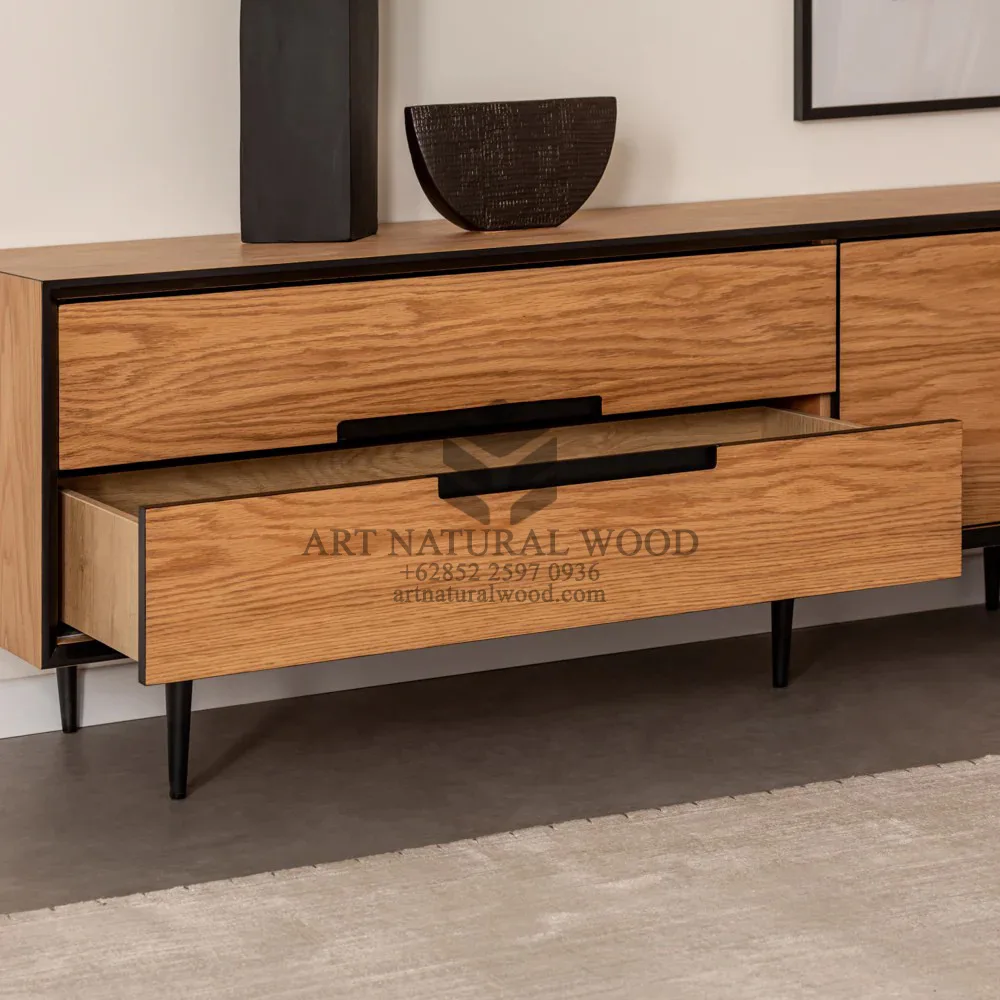 bufet minimalis kayu jati-bufet tv minimalis-bufet minimalis modern-bufet kayu jati-tv stand