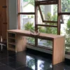 meja kantor minimalis kayu trembesi-meja biro kantor-meja kerja minimalis-meja kantor panjang