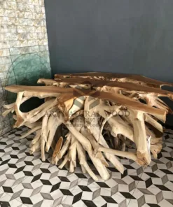 meja akar kayu-meja akar jati termahal-akar kayu jati antik-meja konsul akar