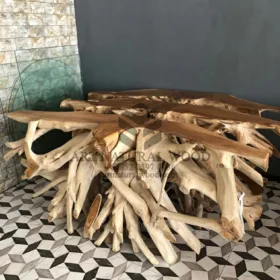 meja akar kayu-meja akar jati termahal-akar kayu jati antik-meja konsul akar