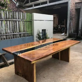 meja resin kayu trembesi-meja kayu resin-meja epoxy