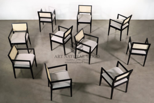 kursi cafe rotan minimalis-kursi cafe kayu jati-kursi makan rotan minimalis