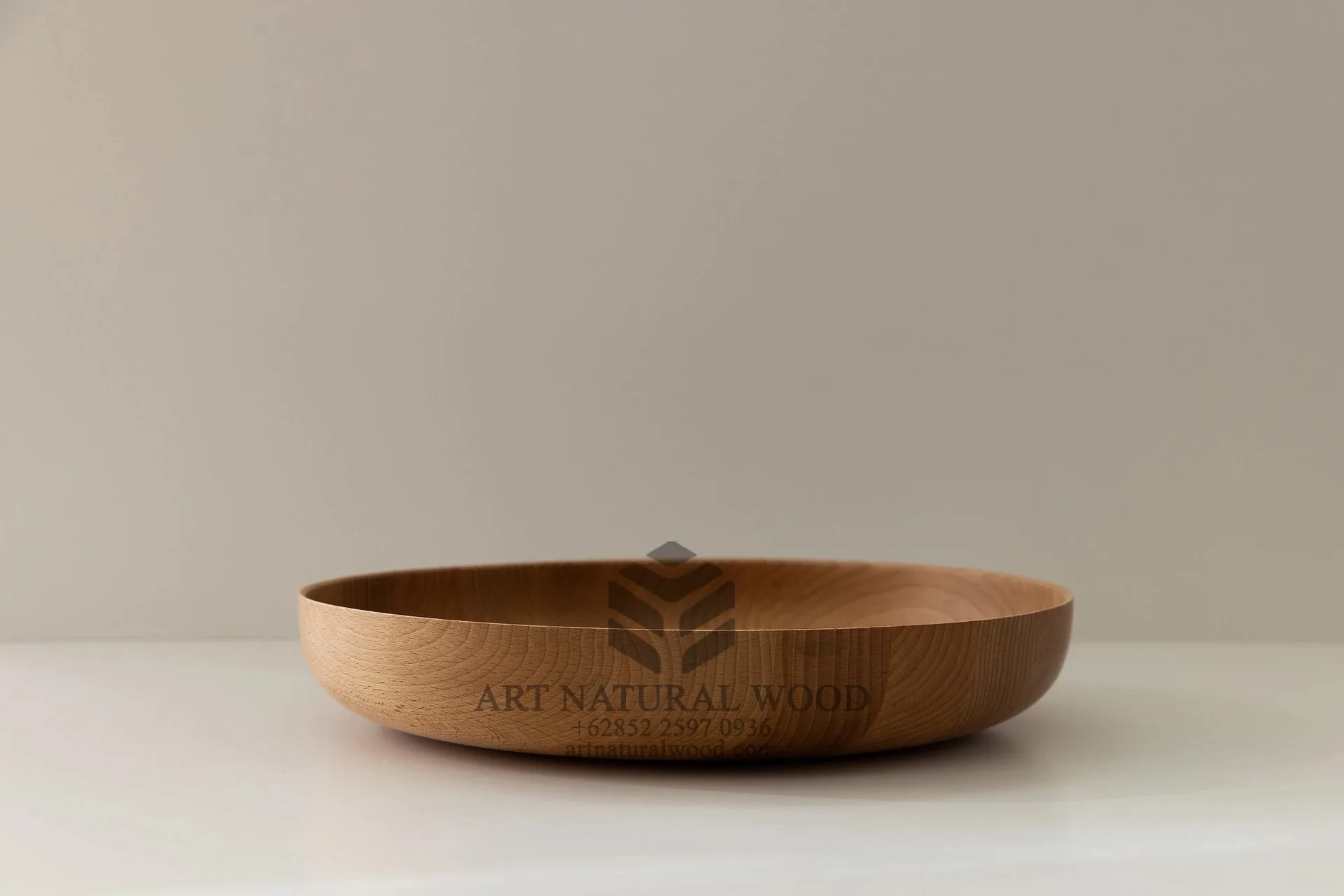 piring buah kayu-tempat buah kayu-mangkuk buah kayu