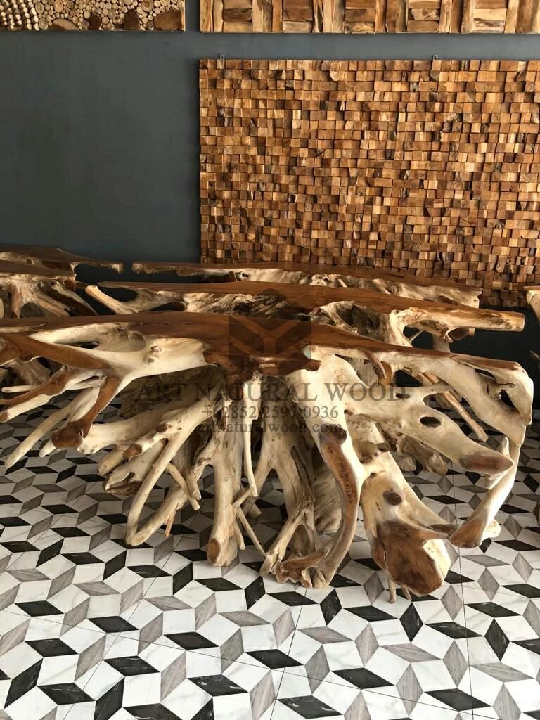 meja akar kayu-meja akar jati termahal-akar kayu jati antik-meja konsul akar