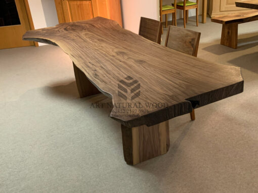 meja rapat minimalis kayu trembesi-meja meeting kayu solid-meja kantor-conference table