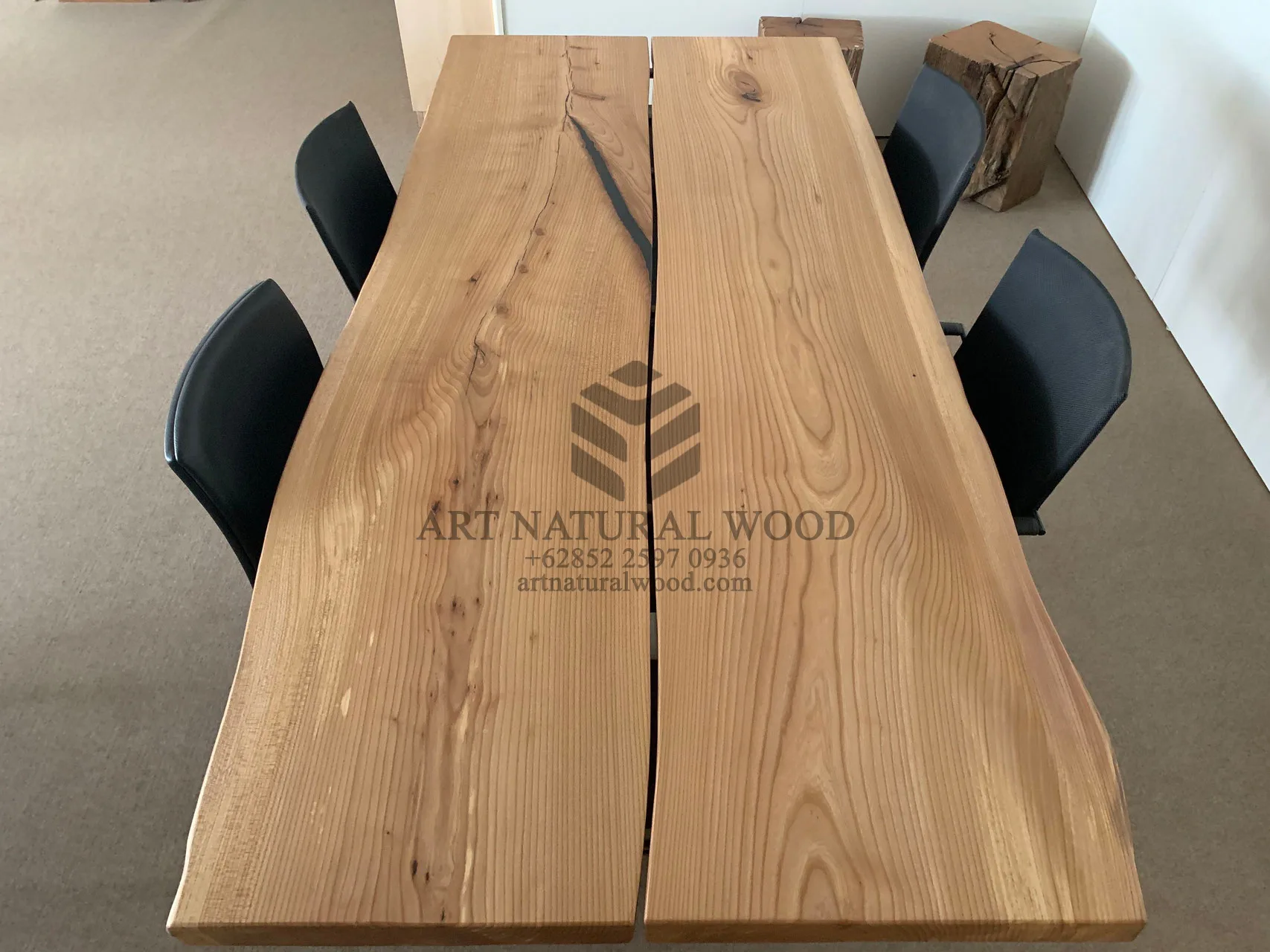 meja rapat kantor kayu besar-meja meeting kantor-meja rapat minimalis