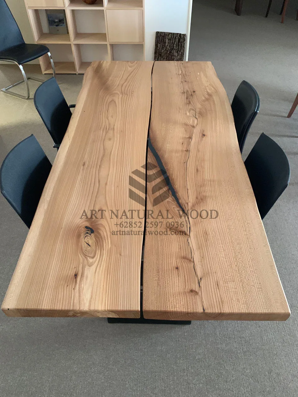 meja rapat kantor kayu besar-meja meeting kantor-meja rapat minimalis