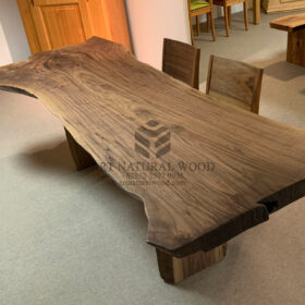 meja rapat minimalis kayu trembesi-meja meeting kayu solid-meja kantor-conference table