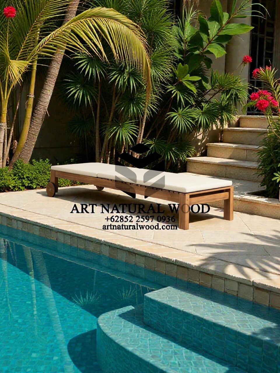 lounger minimalis kayu jati-furniture garden-furniture outdoor-daybad outdoor