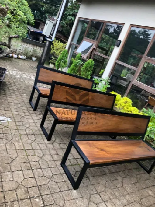 bangku taman besi-bangku outdoor-furniture garden-kursi taman besi