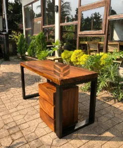 meja kerja minimalis modern