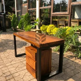 meja kerja minimalis modern