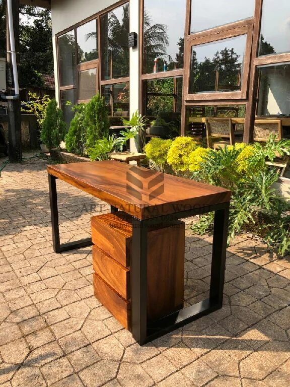 meja kerja minimalis modern