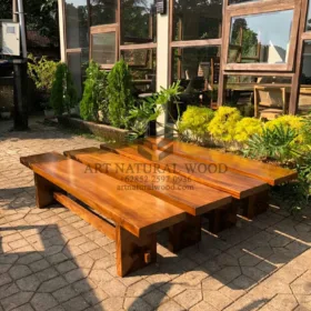 bangku kayu panjang-bangku panjang kayu-bangku minimalis kayu trembesi