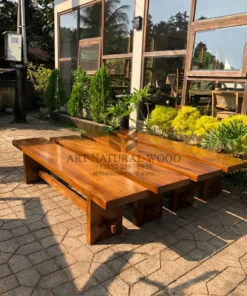 bangku kayu panjang-bangku panjang kayu-bangku minimalis kayu trembesi