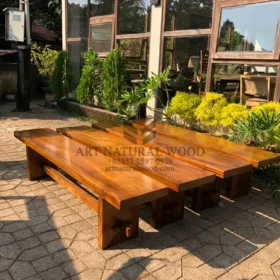 bangku kayu panjang-bangku panjang kayu-bangku minimalis kayu trembesi