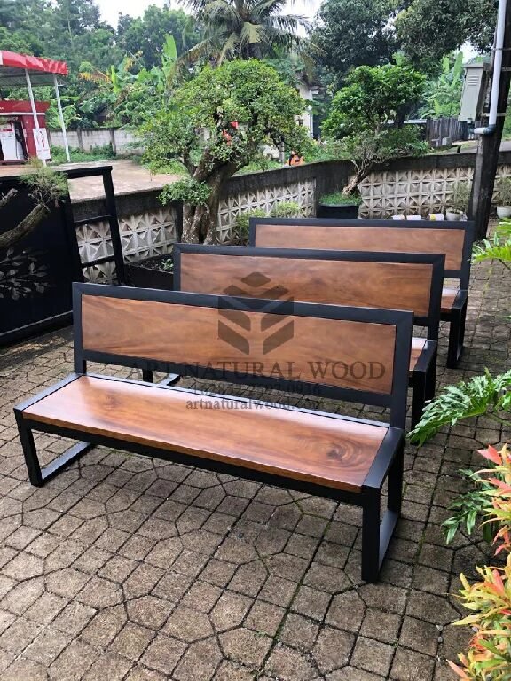 bangku taman besi-bangku outdoor-furniture garden-kursi taman besi