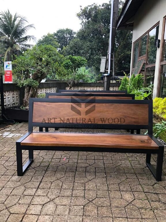 bangku taman besi-bangku outdoor-furniture garden-kursi taman besi