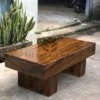 meja minimalis ruang tamu-meja tamu kayu solid-meja tamu tebal