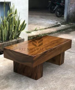 meja minimalis ruang tamu-meja tamu kayu solid-meja tamu tebal