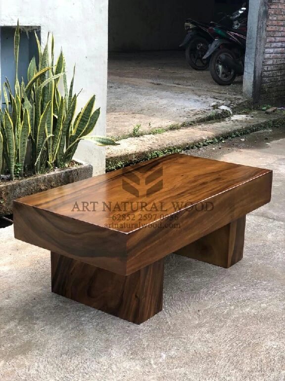 meja minimalis ruang tamu-meja tamu kayu solid-meja tamu tebal