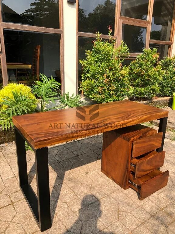 meja kerja minimalis modern