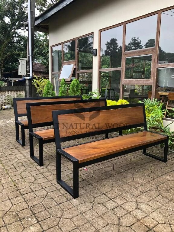 bangku taman besi-bangku outdoor-furniture garden-kursi taman besi
