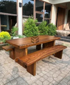 meja cafe outdoor-meja bangku cafe-bangku outdoor-meja cafe kayu outdoor