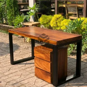 meja kerja minimalis modern