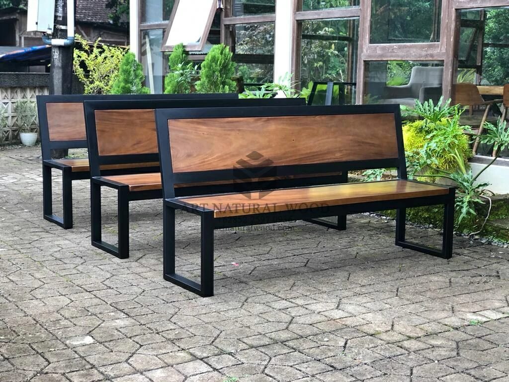 bangku taman besi-bangku outdoor-furniture garden-kursi taman besi